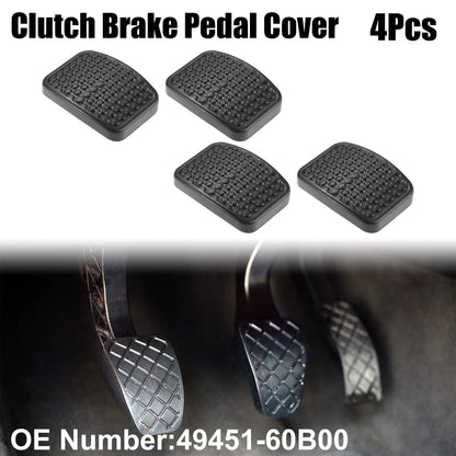 Set of 4 Clutch Brake Pedal Covers for Suzuki Aerio (2001–2007)