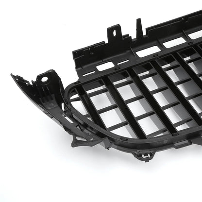 Front Upper Bumper Grille for Mercedes-Benz E200 (2016-2020) Black