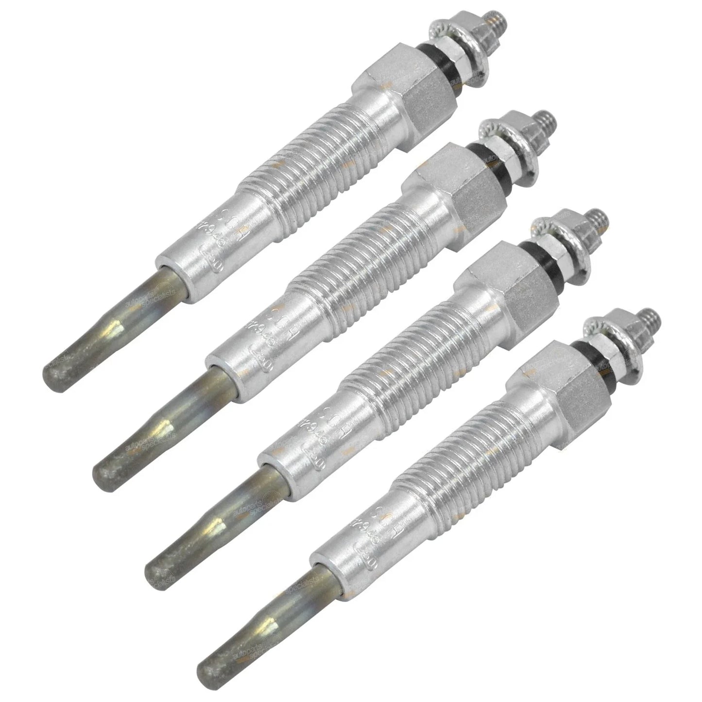 4x Glow Plugs for Mazda UN UF 2.5L Diesel WL WLT B2500 E2500 Bravo Turbo