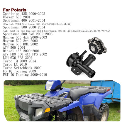 Coolant Filler with Pressure Cap for Polaris IQ Touring SwitchBack (2007–2012)