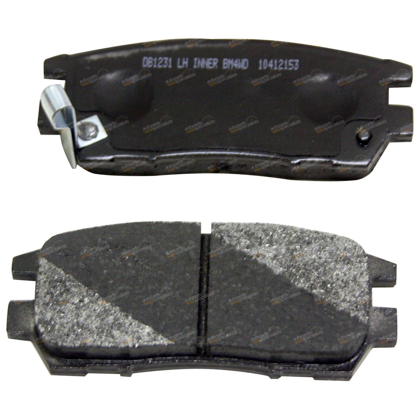 Set of 4 Bendix Rear Disc Brake Pads for Mitsubishi Magna TL TW (2003–2005)