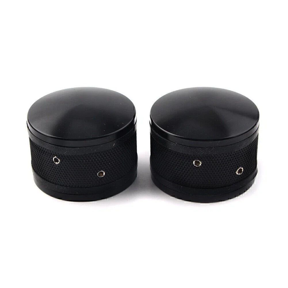 CNC Front Axle Nut Cover Caps for Harley Sportster Softail Road King