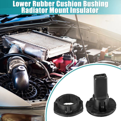 Set of 2 Upper Radiator Mount Bushing Bracket with Support Sleeve for BMW 228i (2014–2019)