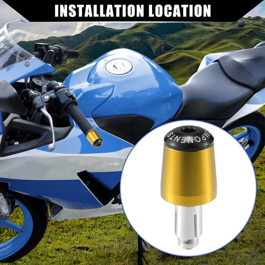 2 x Motorcycle Handlebar End Plugs 7/8" for Honda Gold Wing (2001-2023)