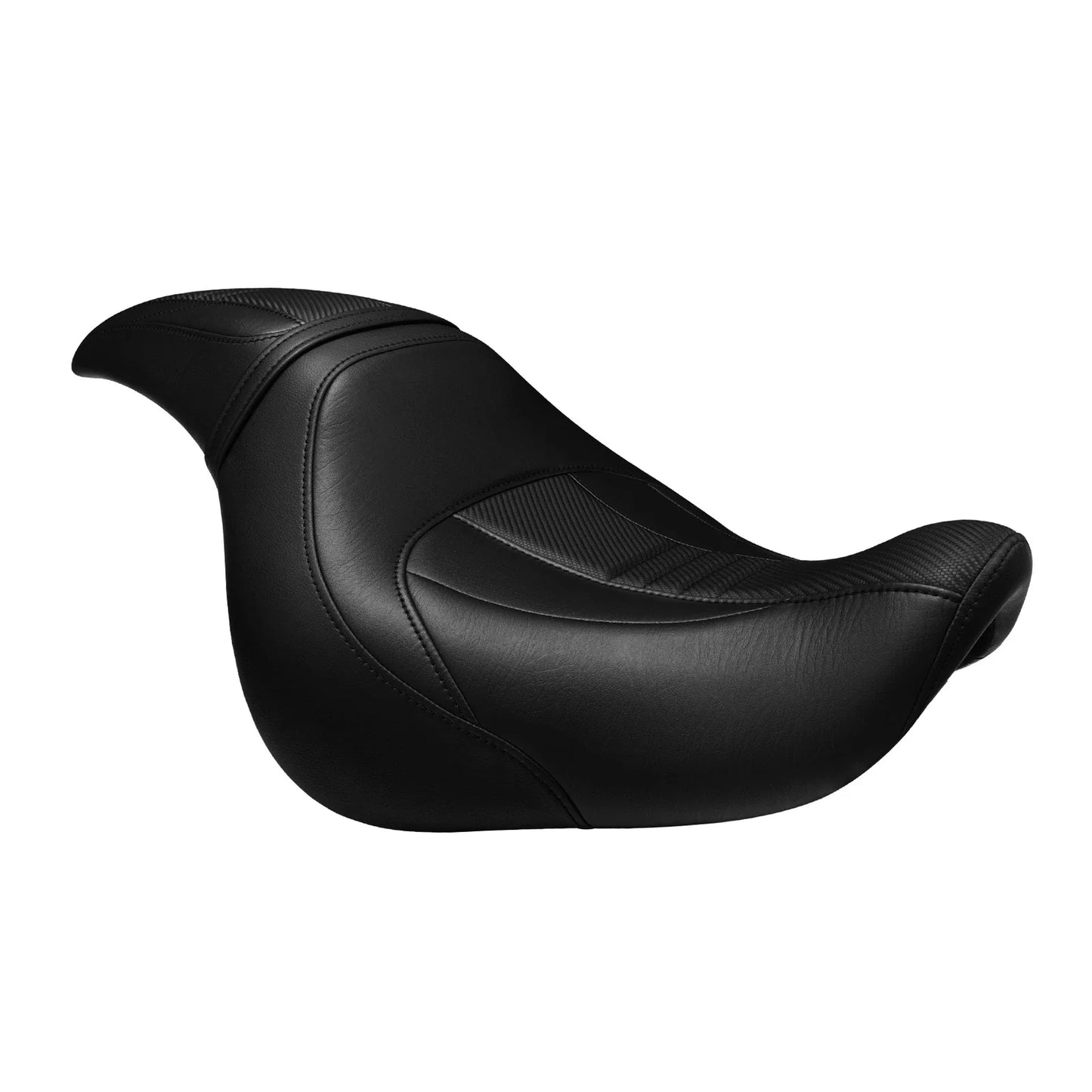 Driver Passenger Seat Black for Honda Shadow Spirit VT750C2 (2007 - 2015)