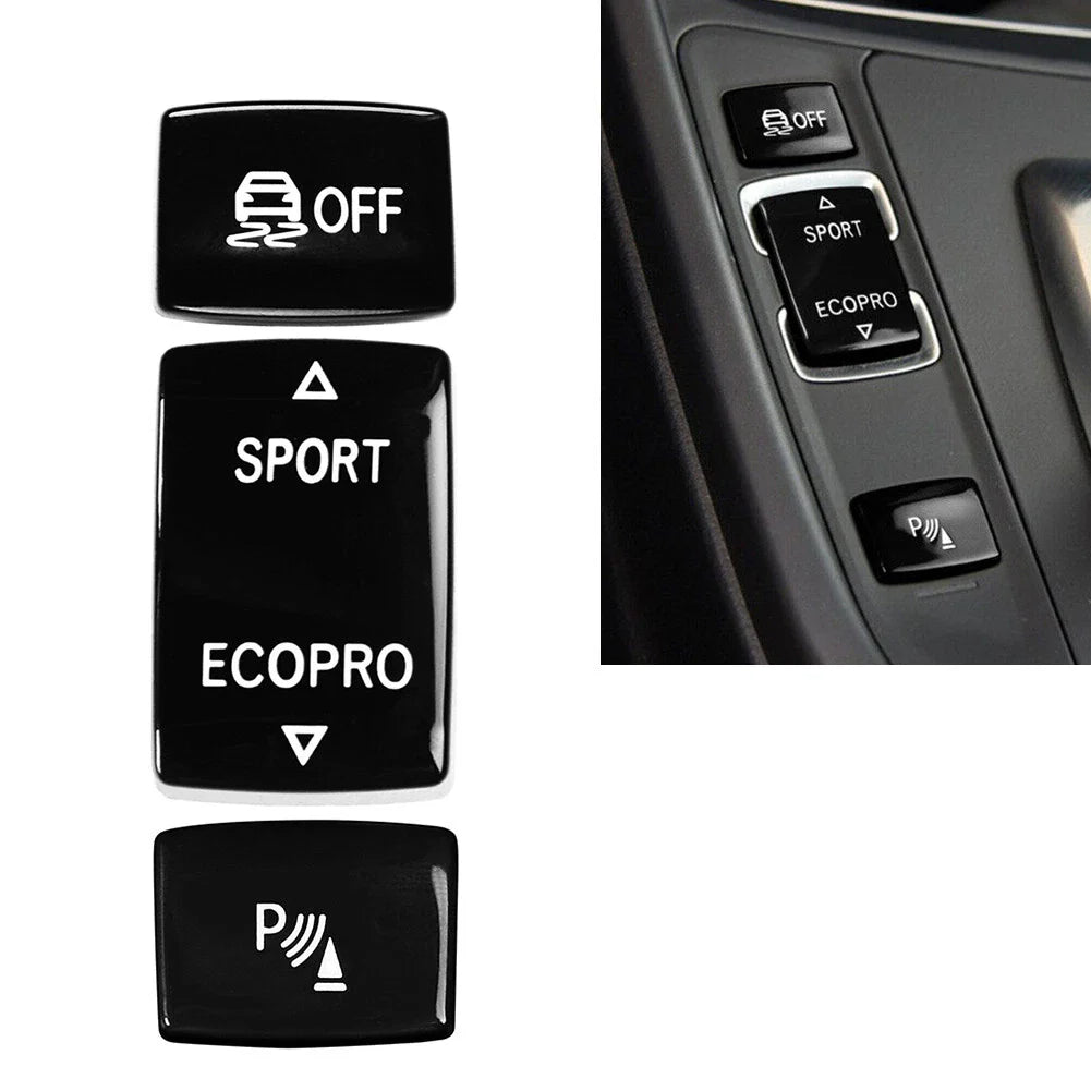 Gear Shift Button Trim for BMW F20 F21 F22 F23 F30 F31 F34 F32 F33 F36 Black