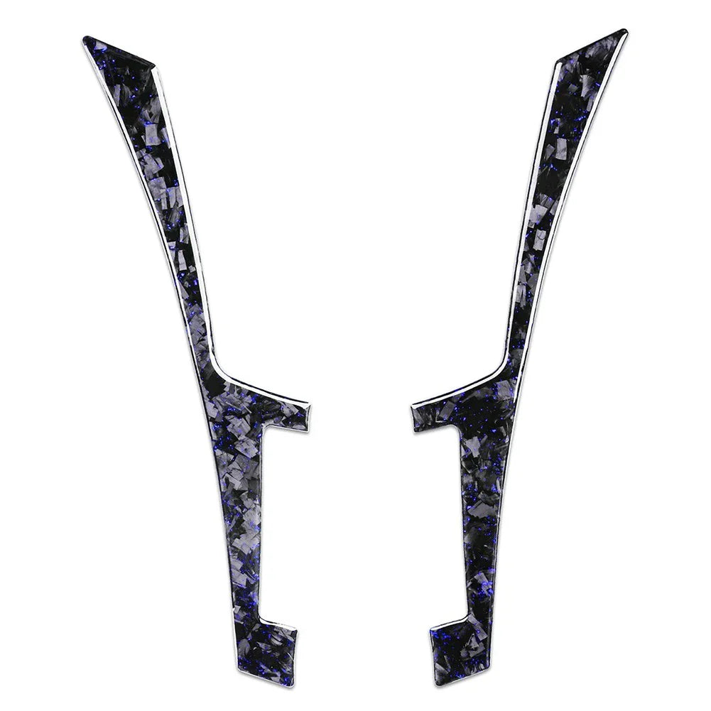 Forged Blue Console Panel Trim for Infiniti Q50 Q60 (2014-2019)