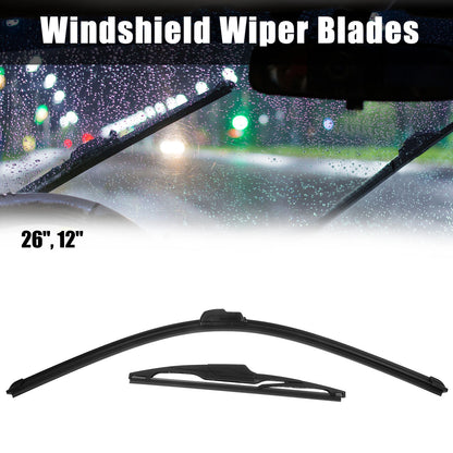 2X Front Rear Wiper Blades for Toyota Aygo (2005–2014)
