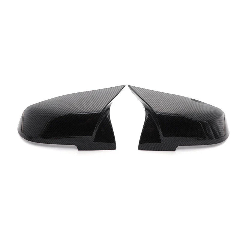 2Pcs Carbon Fiber Rear Side Mirror Cover Caps for BMW F20 F21 F30 F32 F36 X1 M3