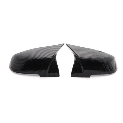 2Pcs Carbon Fiber Rear Side Mirror Cover Caps for BMW F20 F21 F30 F32 F36 X1 M3