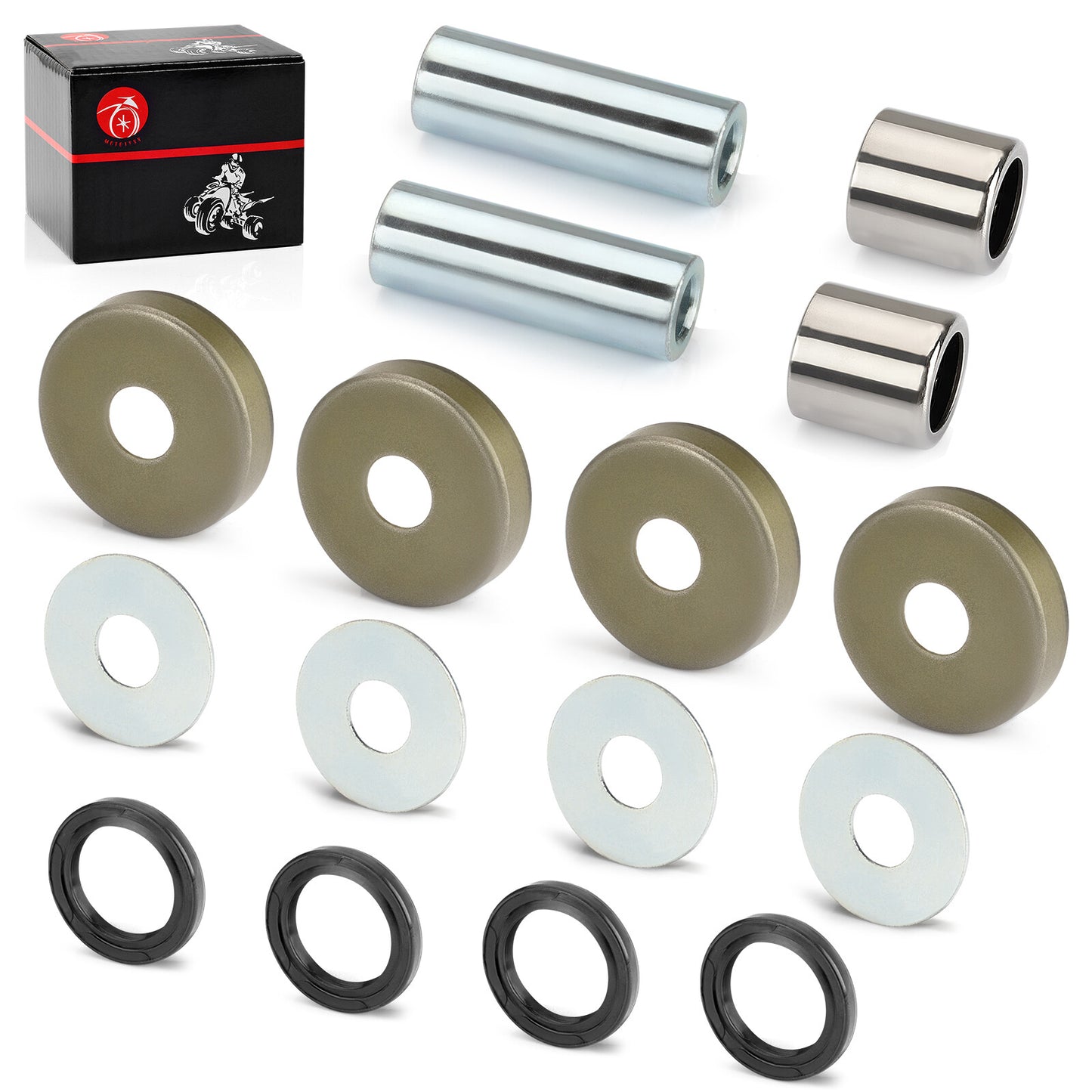 Front Lower A-Arm Bushing Seal Kit for Suzuki LT-Z400 (2003–2014)