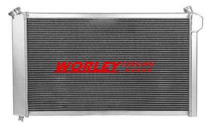 33.5" Aluminum Radiator for Chevy Corvette C3 V8 5.7L 7.4L (1973-1976)