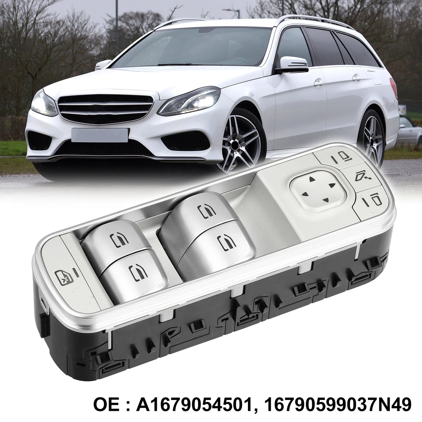 Left Side Power Window Switch A1679054501 for Mercedes-Benz G550 G63 (2019–2021)