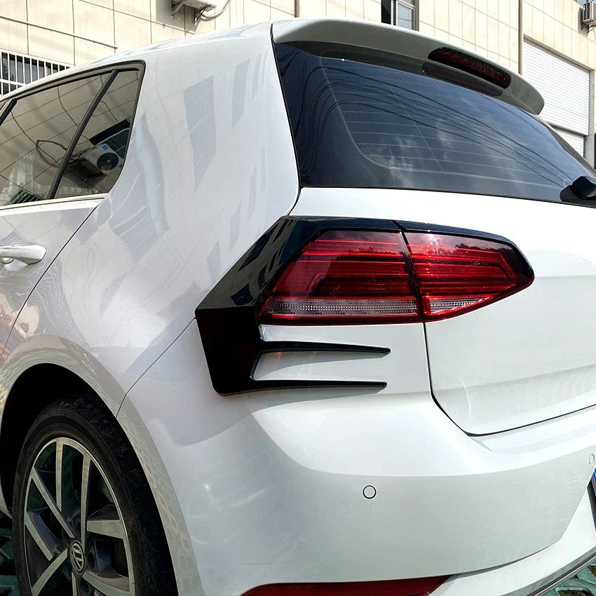 Black Rear Taillight Cover Trim for Golf MK7.5 Hatchback (2017–2020)