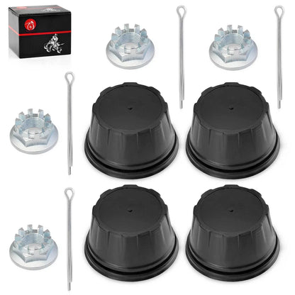 Front & Rear Wheel Center Cap & Nut for Honda TRX200 TRX200D (1990–1997)