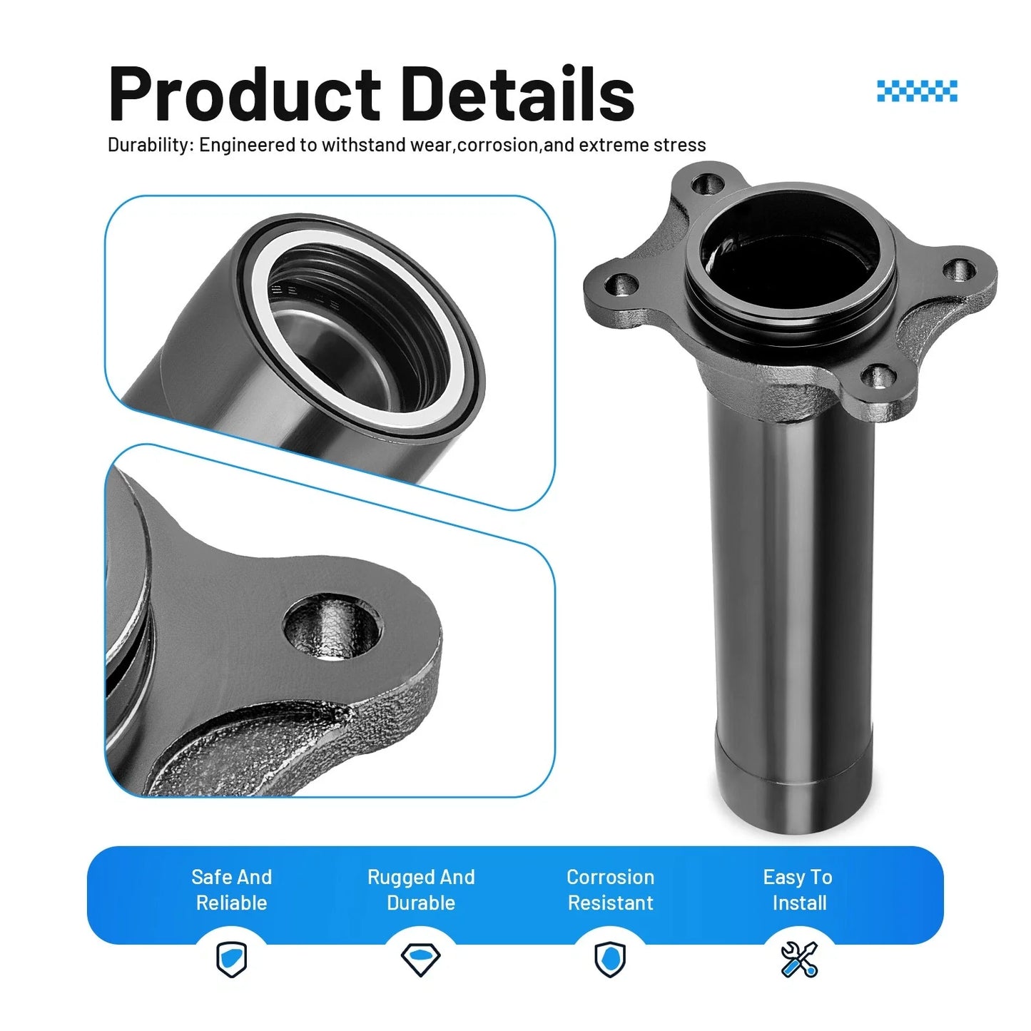 Left Axle Housing Pipe for Honda Rancher TRX420 TRX500 TRX520(2014-2024)