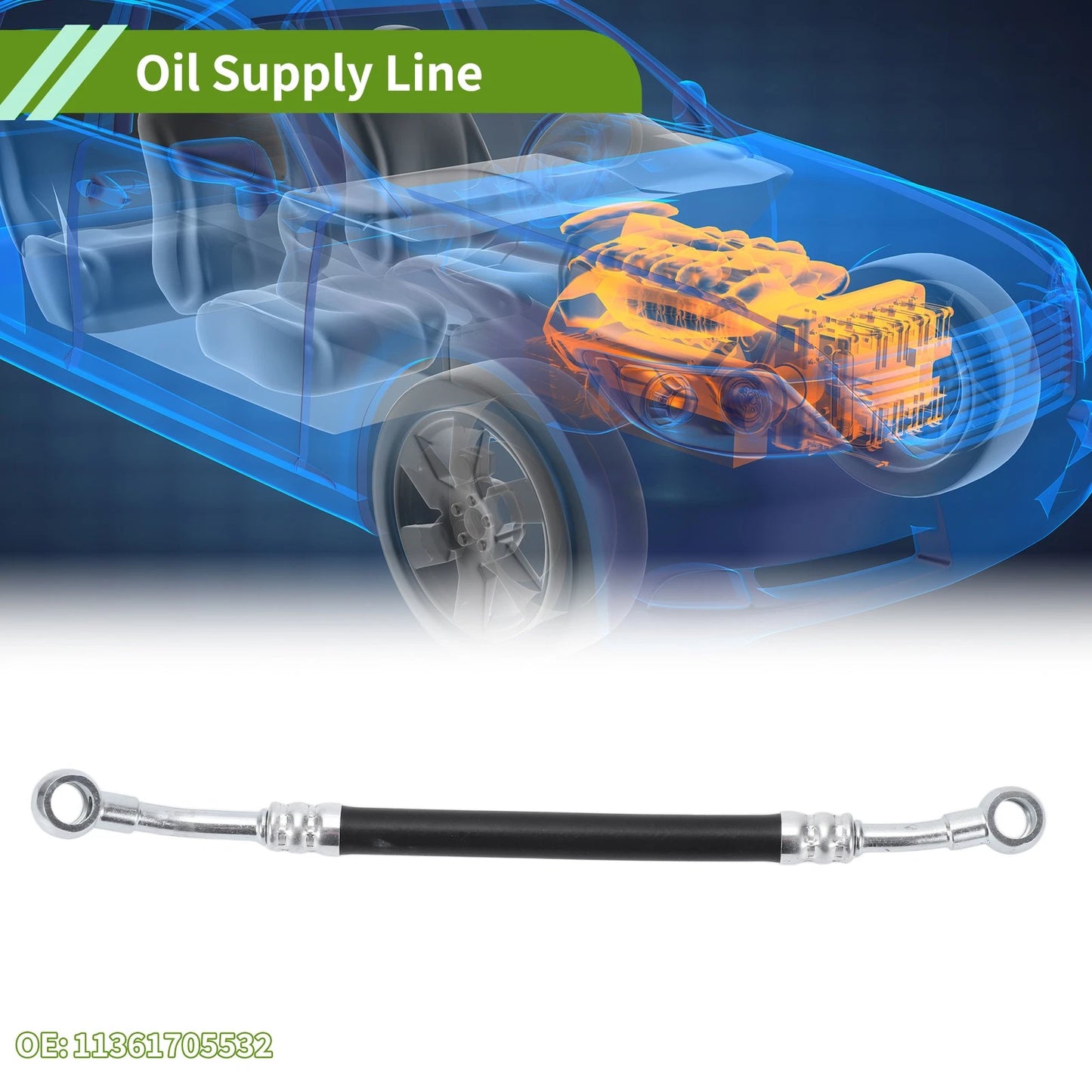 Oil Line for BMW E36 E46 E39 Z3 Z4 M50 M52 S52 (1990–2006) No. 11361705532