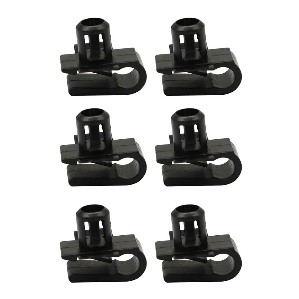 6 x Front Bumper Mesh Grille Fastener Clips for Mercedes-Benz C230 (2003-2007)