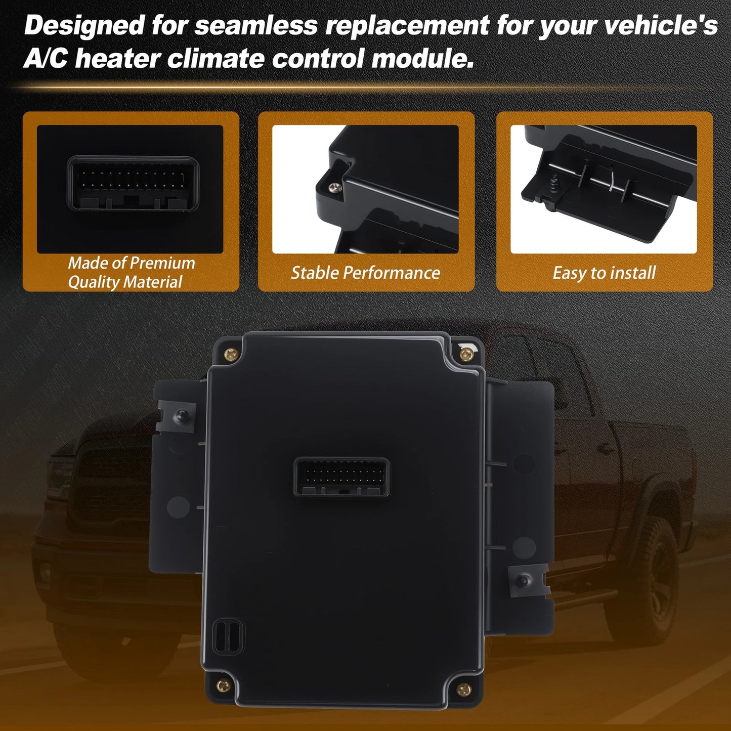 A/C Heater Control Module 68183973AA for Dodge Ram 1500 (2014–2018)
