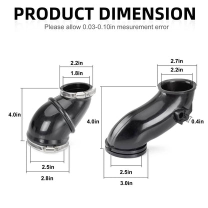 air box to carburetor intake boot for Yamaha Wolverine 350 (1995–2005)