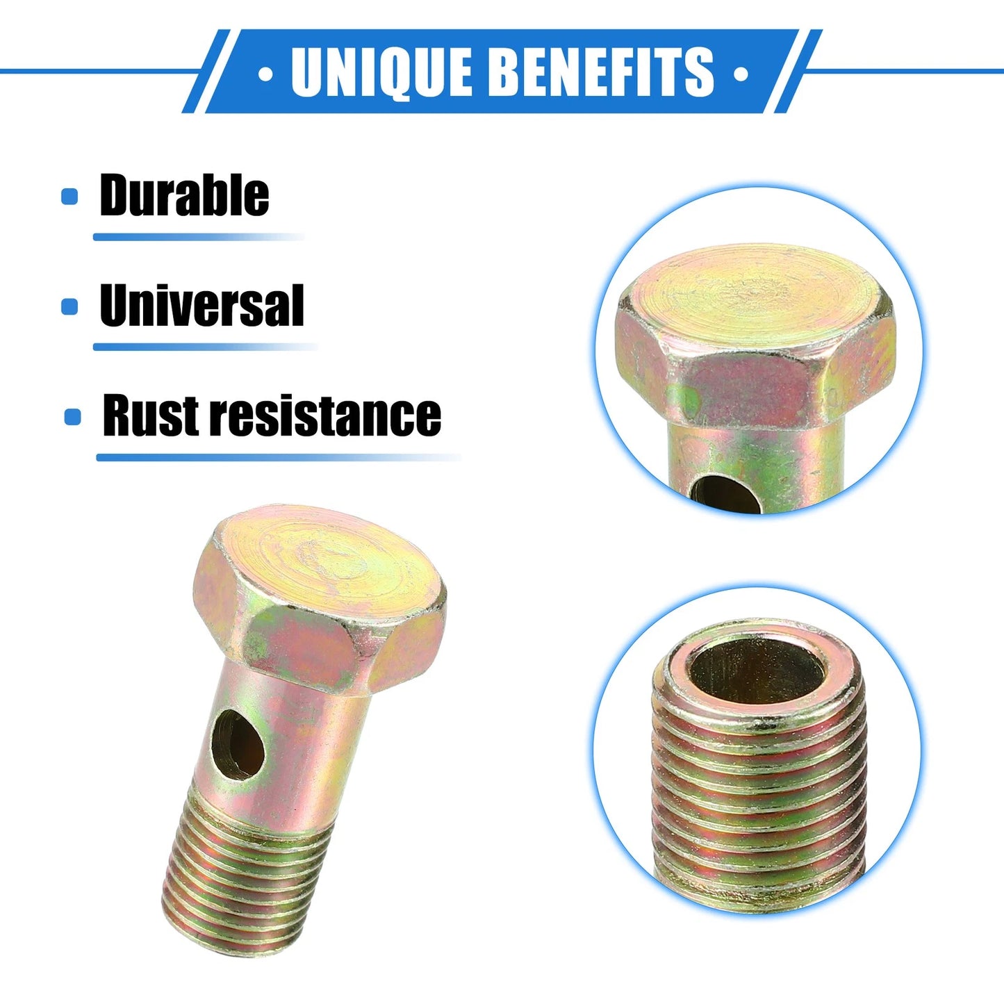 Double Banjo Bolt G1/4" for Turbo Brake Line Fitting Adapter (G1/4", 36mm)