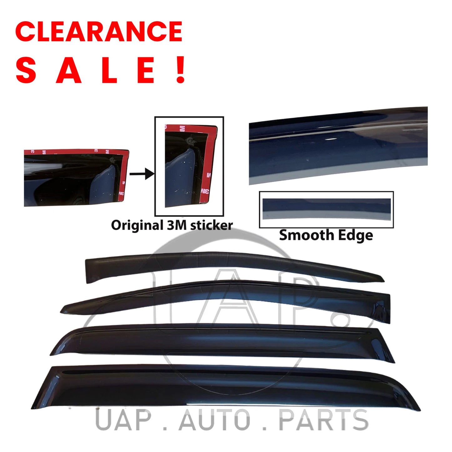 Weather Shield Window Visor for Mazda BT50 (2011–2020)