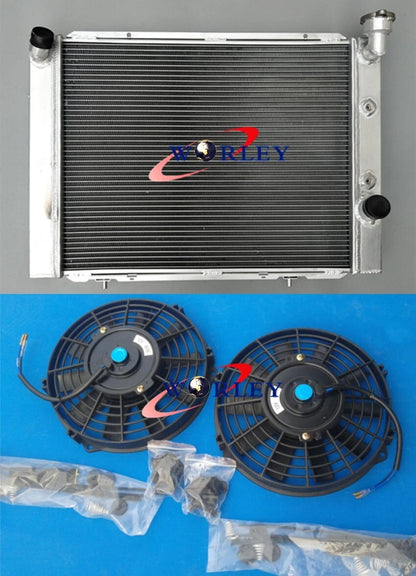 Aluminum Radiator with 2 Fans for Holden Commodore (1978–1986)