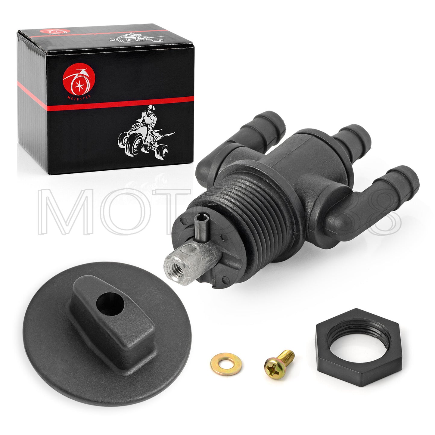 3-Way Fuel Tank Valve Petcock for Polaris Xpress 300 400L (1996–2002)