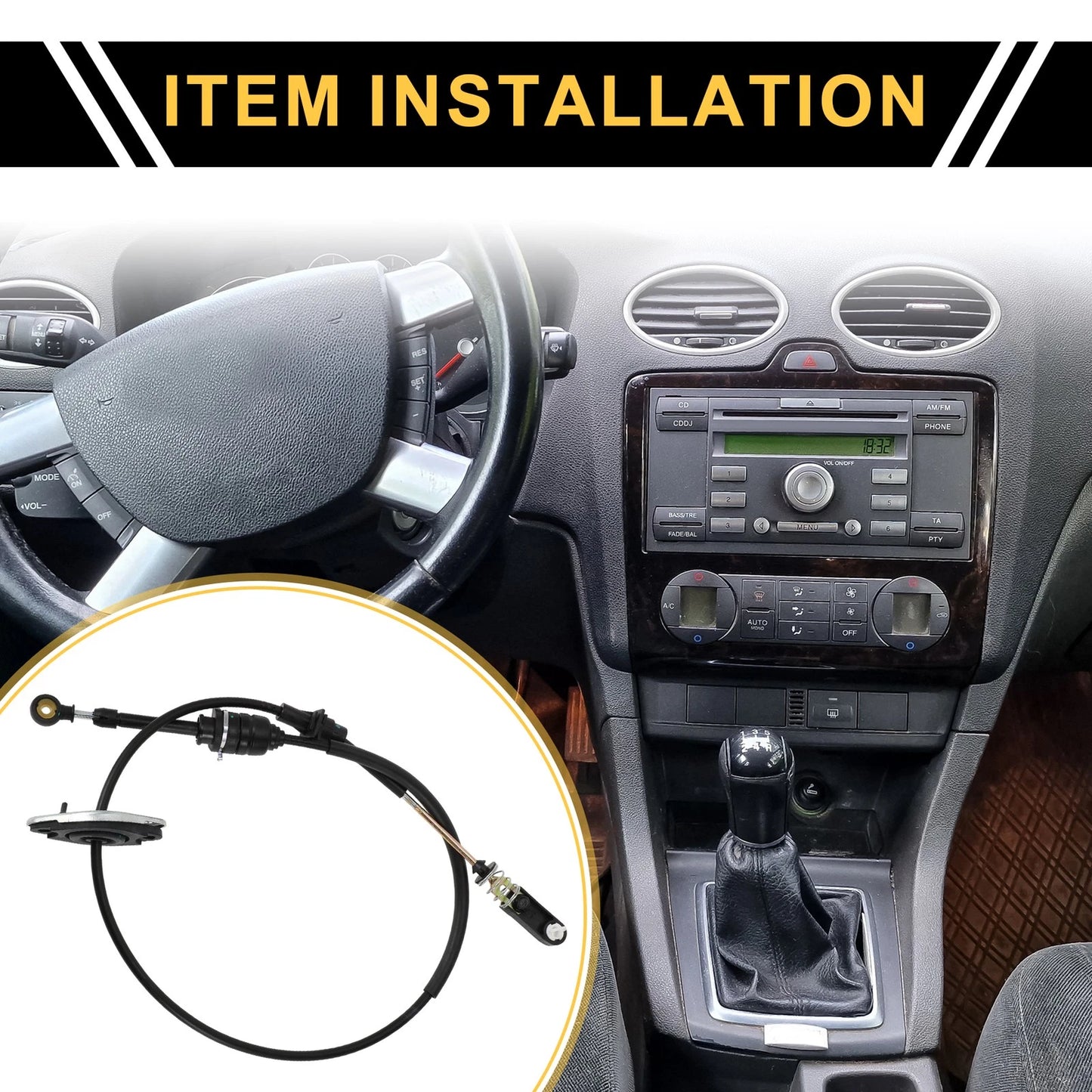 Auto Transmission Gear Shifter Cable No.52060164AC for Jeep Wrangler (2007–2010)