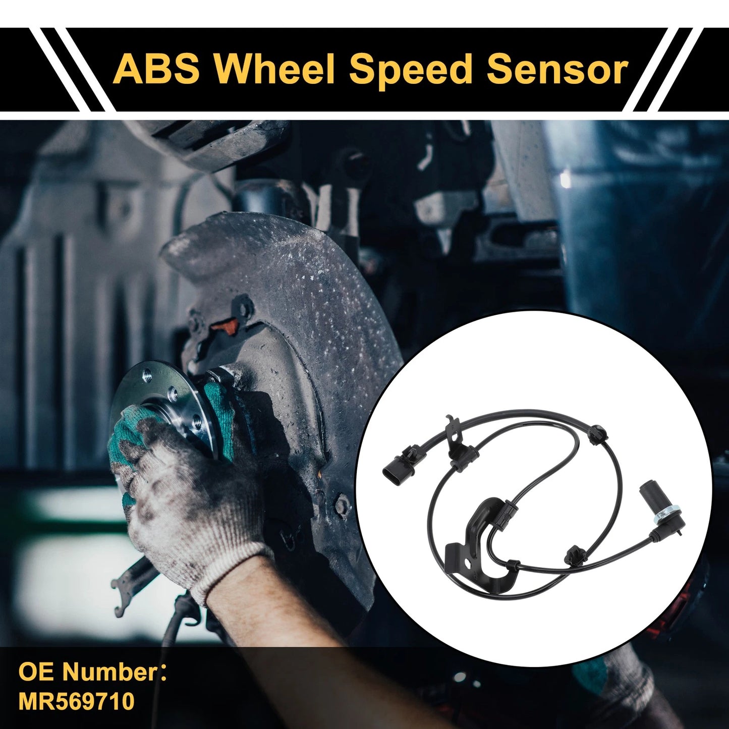 ABS Wheel Speed Sensor No.MR569710 for Mitsubishi Outlander (2003–2006)