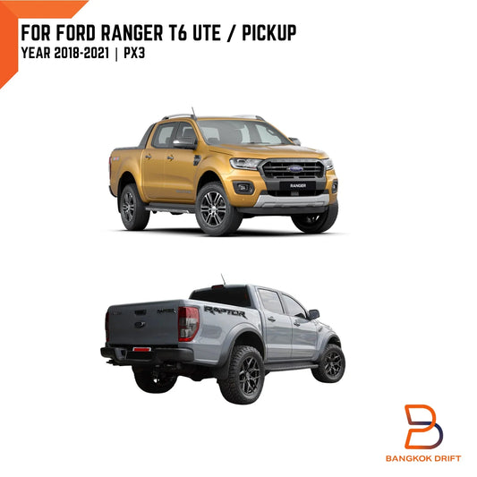 Black Raptor Bonnet Side Decal Sticker for Ford Ranger Ute (2018-2021)