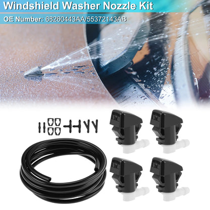 Windshield Washer Nozzle Kit for Dodge Durango (2011–2023) 68260443AA Set of 1