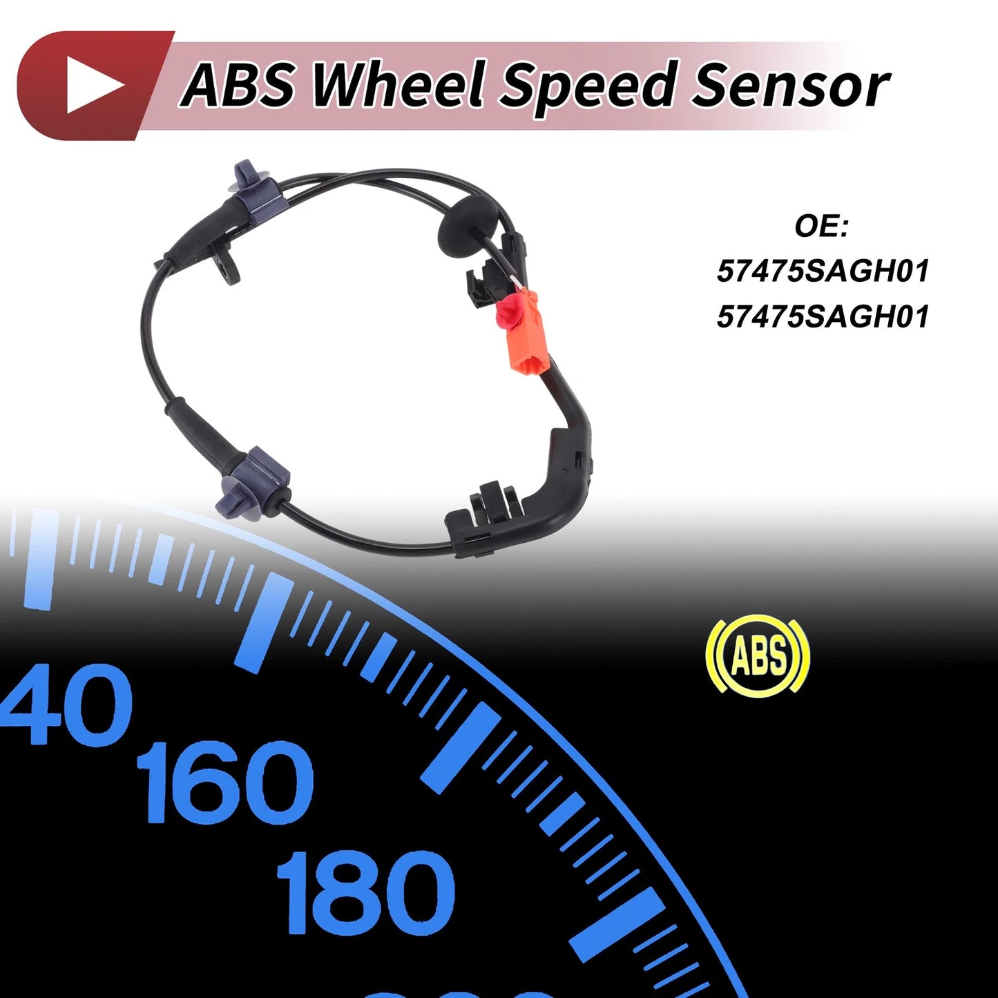 ABS Wheel Speed Sensor No. 57475SAGH01 for Honda City GE4 (2009–2014)