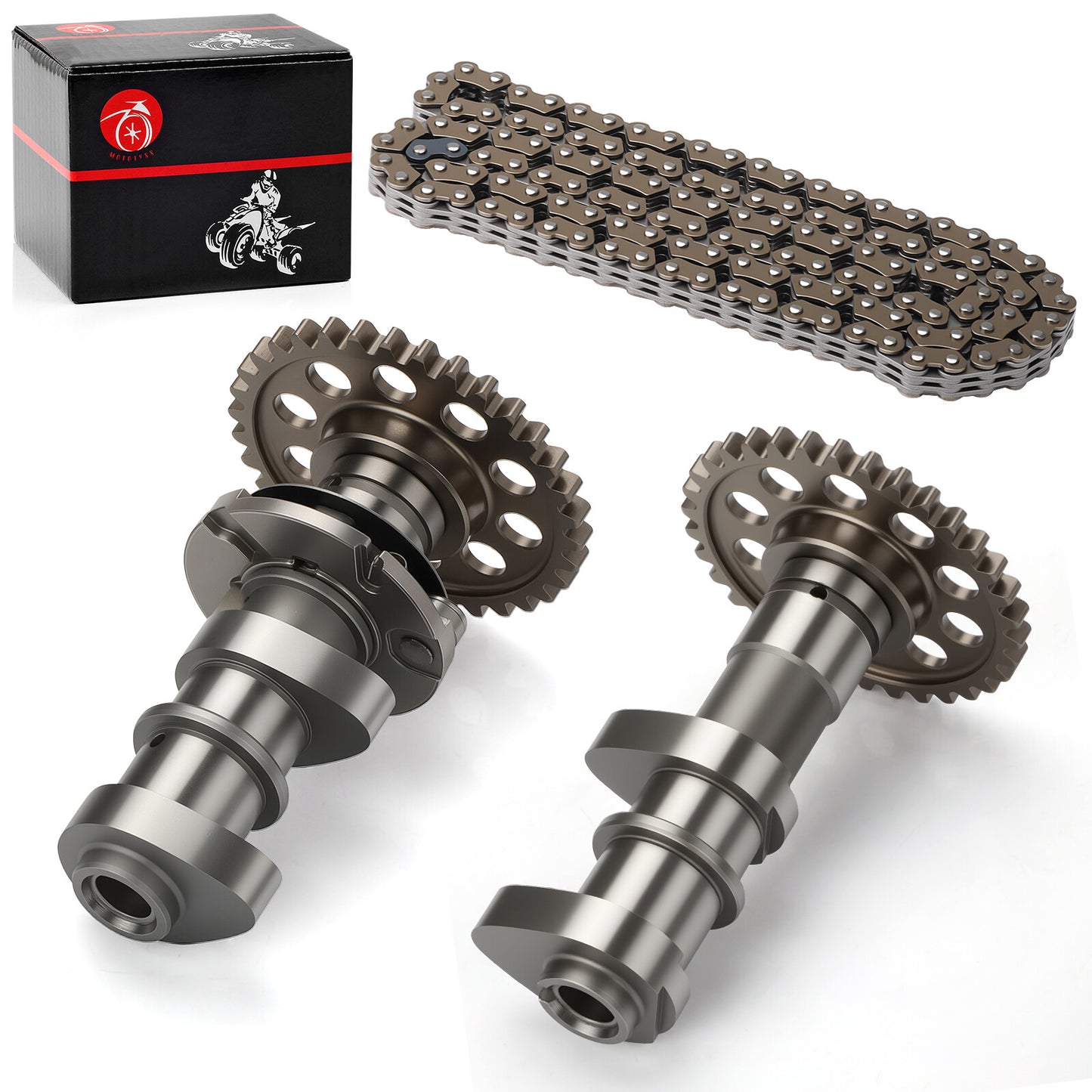 Intake & Exhaust Camshaft with Timing Chain for Suzuki Quadsport Z400 (2003–2014)