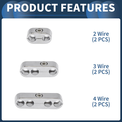 6pcs Engine Spark Plug Wire Dividers for Ford