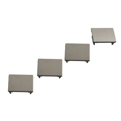 4Pcs Door Panel Cover-Plug for BMW 7 Series E65/E66 745i Grey (2002-2008)