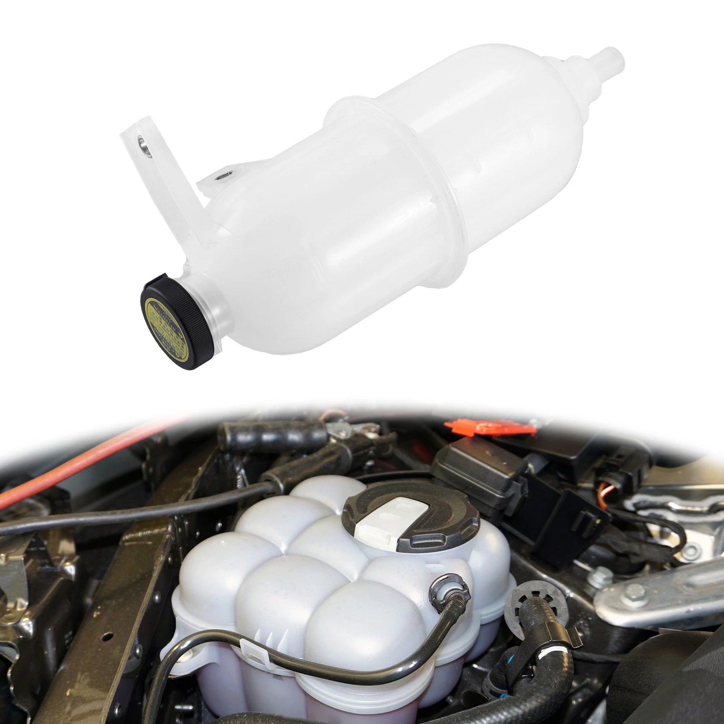 Coolant Radiator Reservoir Tank 16470-0L010 with Cap for Toyota Hilux (2005–2015)