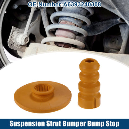 Set of 2 Suspension Strut Bump Stops for Mercedes-Benz Viano (A6393240308)