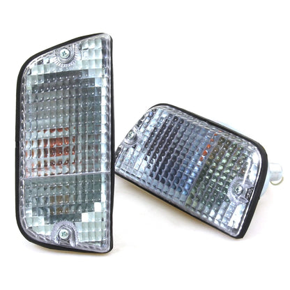 Set of 2 Front Turn Signal Lights for Nissan Datsun 620 (1972–1979) Clear