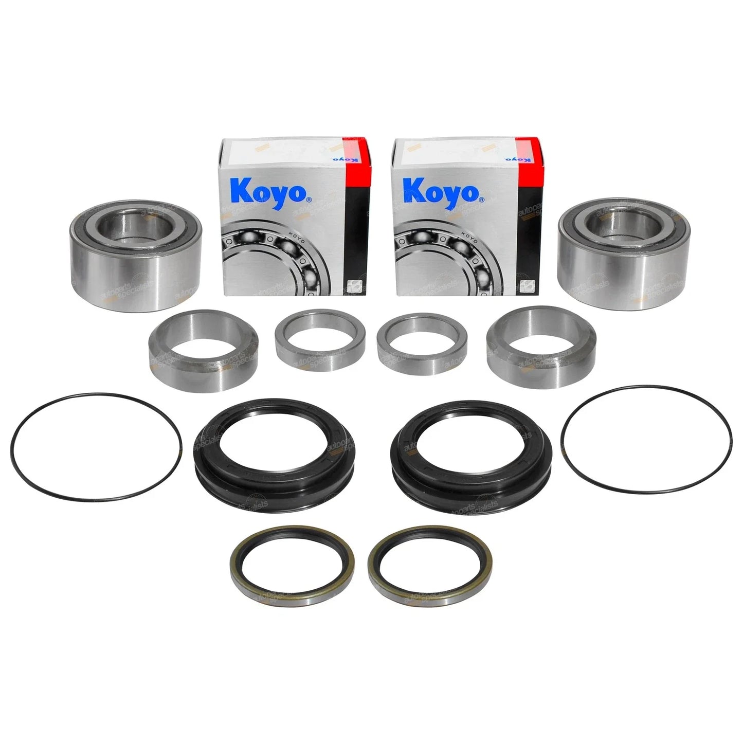 2 x Rear Wheel Bearing Kits for Toyota Landcruiser HDJ100 UZJ100 (1998–2007)