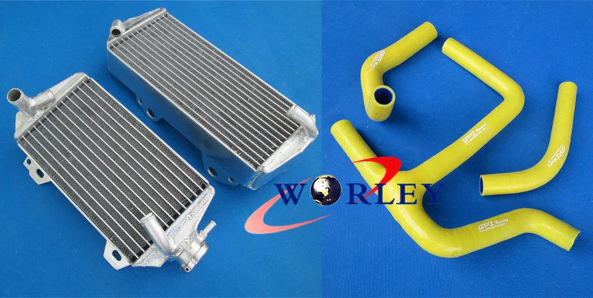 Aluminum Radiator + Y Hose for Suzuki RMZ450 (2008-2017)