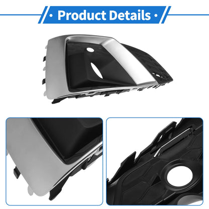 Front Right Fog Light Grill for Audi A5 (2021–2023) No. 8W6807682T3Q7 ABS