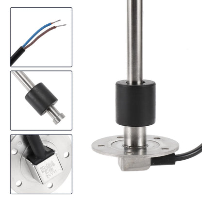 Fuel Sending Unit and Gauge Kit 0-190 Ohm 660mm for Boat Car (0-190)