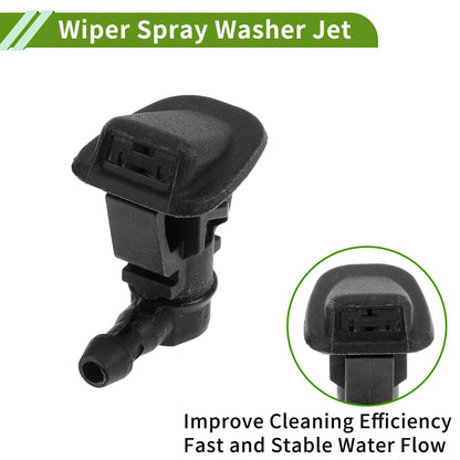 Set of 2 Front Windshield Washer Nozzles for Jeep Wrangler (2013–2015) No. 68164356AB