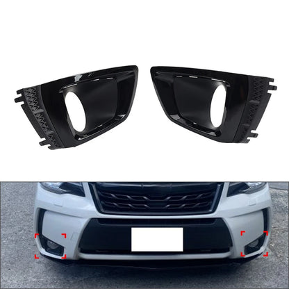 1 Pair Fog Light Bezel for Subaru Forester (2014–2018) - Black
