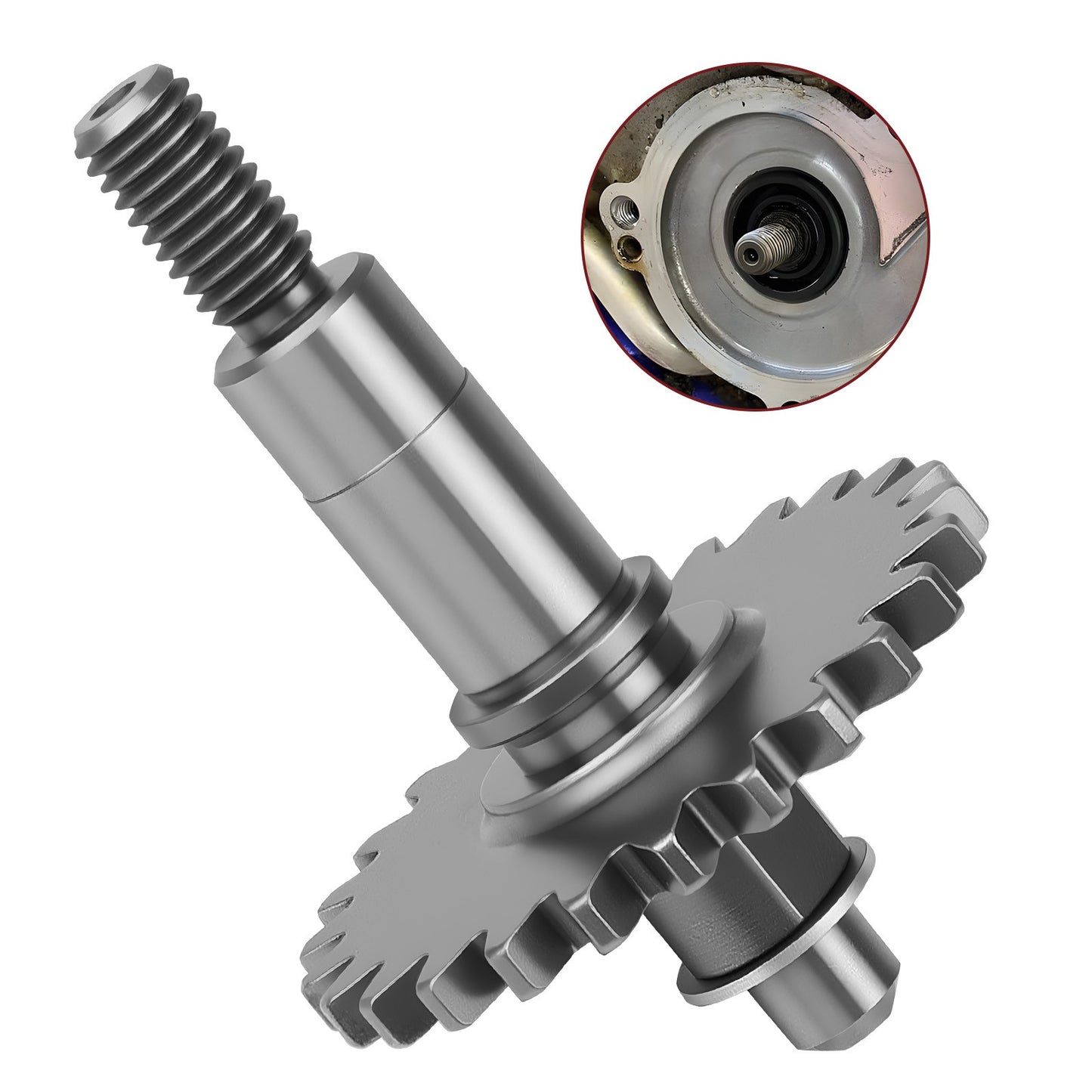 Water Pump Shaft and Gear for Yamaha YZ65 YZ85 (2002–2024)