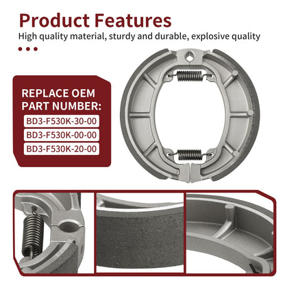 Rear Brake Shoes for Yamaha Raptor 110 (2010–2014)