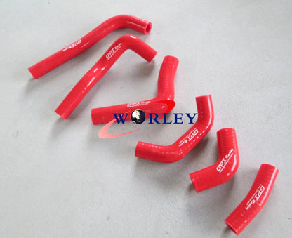 Red Silicone Radiator Hose for Honda CRF450R (2002-2004)