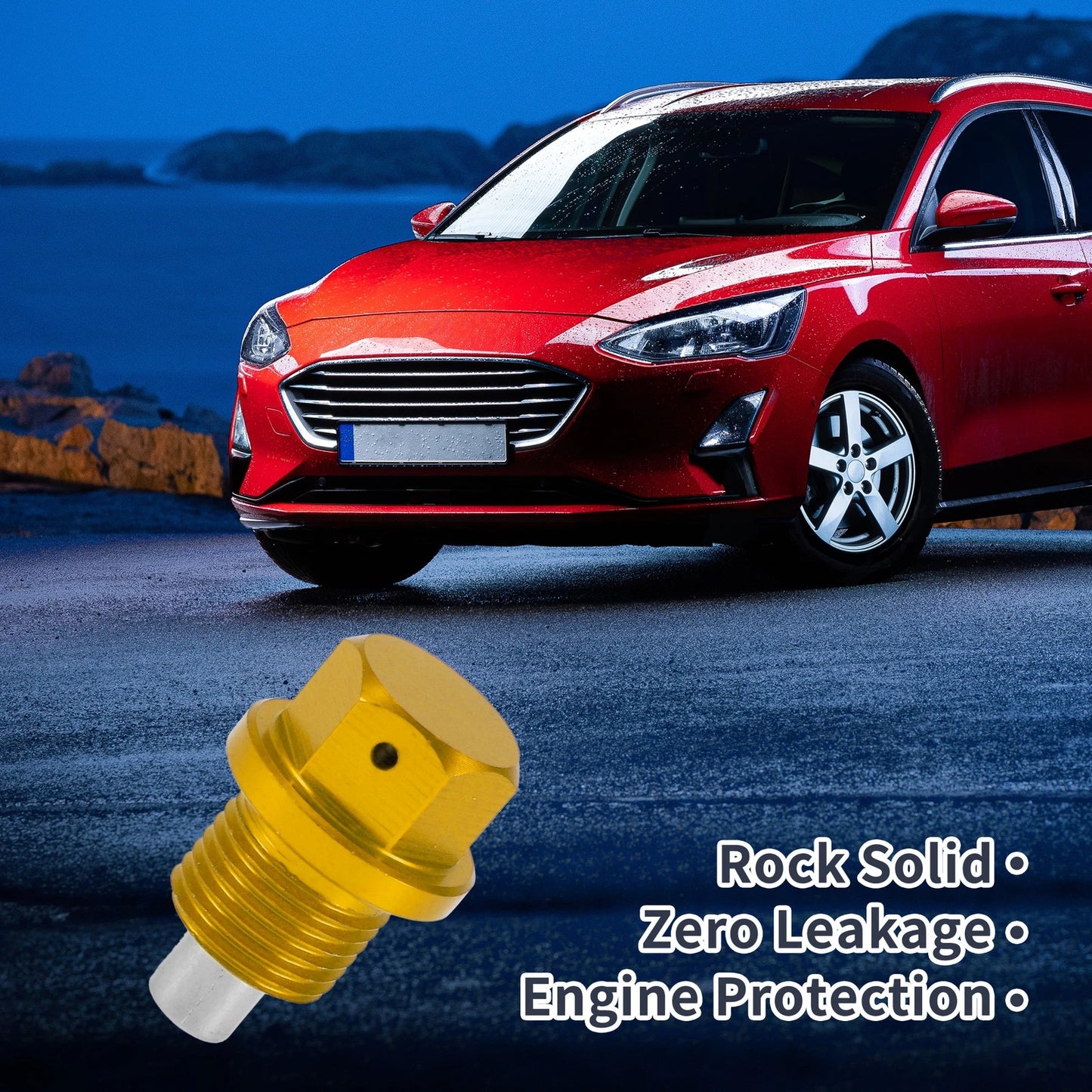 Set of 1 M14x1.25 Engine Oil Drain Plug with Gasket for Car Motorcycle Boat