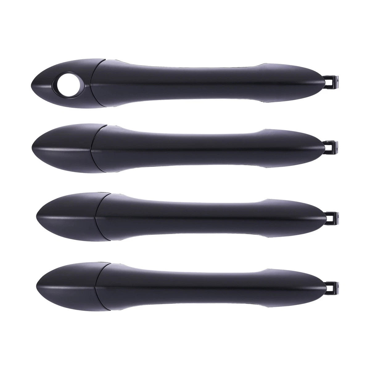 Set of 4 Outer Door Handles for Hyundai Sonata (2010–2014) Black